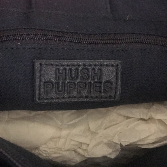 Hush Puppies dark navy leather bag - Picture 8 of 8
